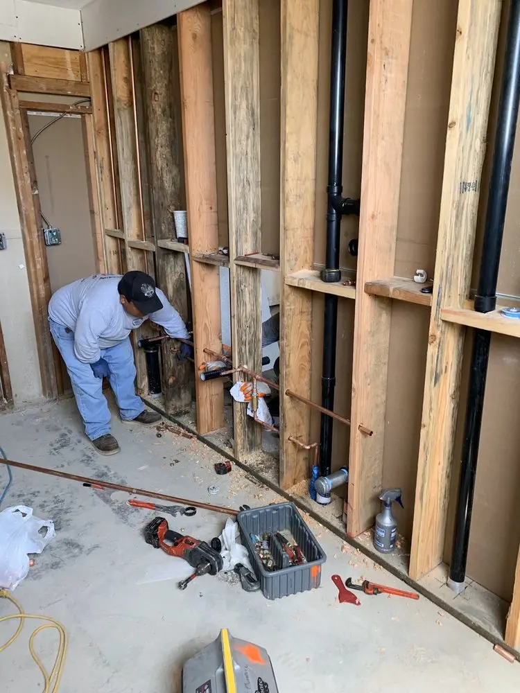 Commercial rough-in plumbing for Water Heater Replacement in Timbercreek